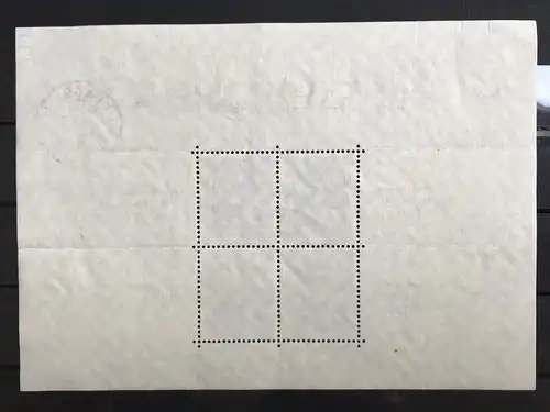 Deutsches Reich Nur Hauptgebiet 1937 Nr Block 11 Michelnummer 650 Rundstempel (Datum und/oder Ort klar) 1