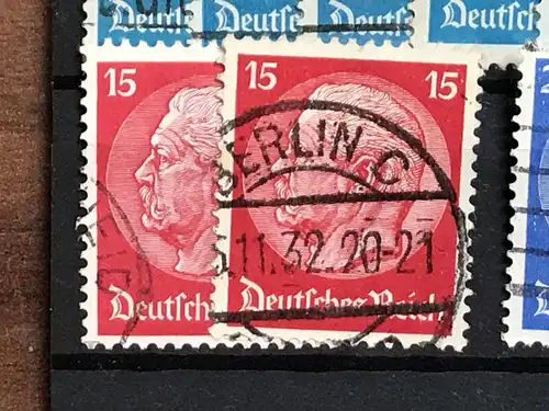 Deutsches Reich Nur Hauptgebiet 1932,1933 Nr 467-473 482-487 489-491 Gestempelt (Posten) 5