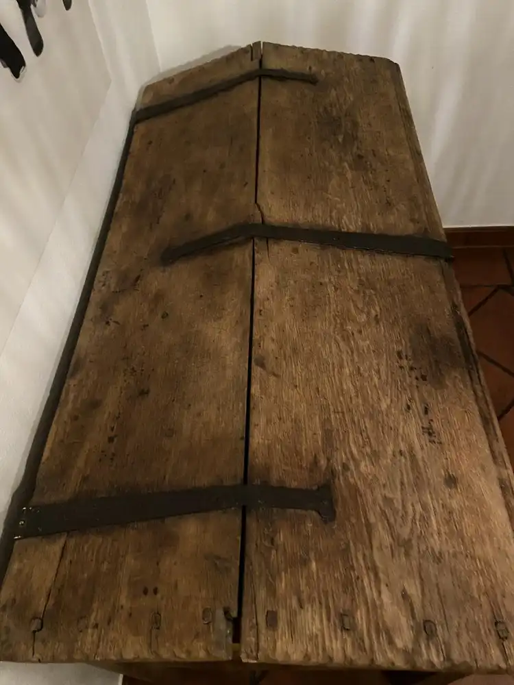 Barocktruhe Eiche von 1710  1