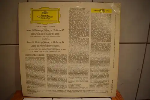 Ludwig van Beethoven / Carl Seemann, Wolfgang Schneiderhan – Violin Sonatas In A Major, Op. 47 (Kreutzer) / F Major, Op. 24 (Spring) , Sammlerstück ,Rarität