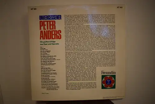 Unvergessener Peter Anders 