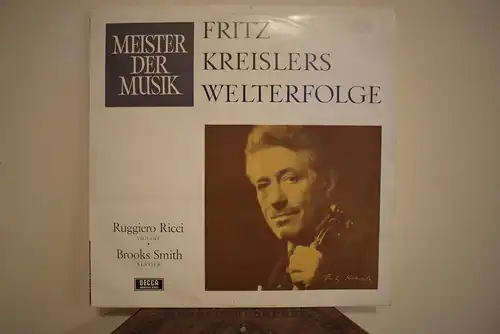 LP Fritz Kreislers Welterfolge , Decca American Series , Stereo , absolute Rarität , in keiner Liste auffindbar 
