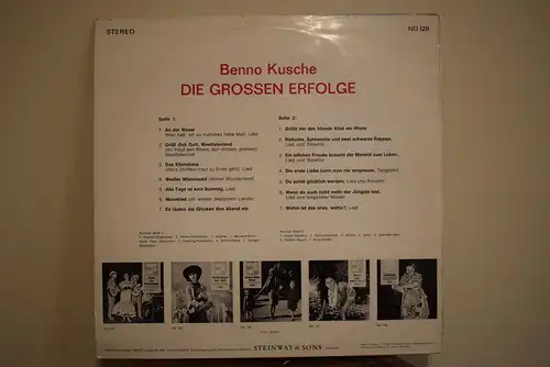 Benno Kusche – Die Großen Erfolge