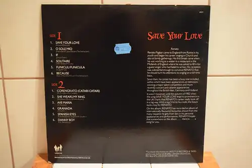 Renato* – Save Your Love