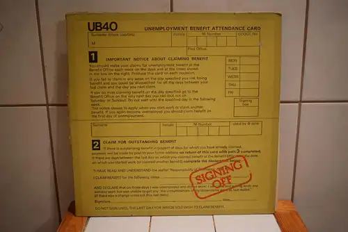 UB40 – Signing Off  " Nur LP "
