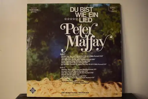 Peter Maffay – Du Bist Wie Ein Lied