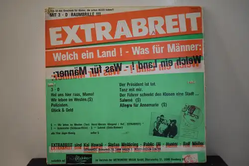 Extrabreit. – Welch Ein Land ! - Was Für Männer: