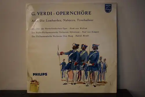 G. Verdi*,  - Opernchöre "Sehr seltene 10 Zoll Mini LP , Sammlerstück "