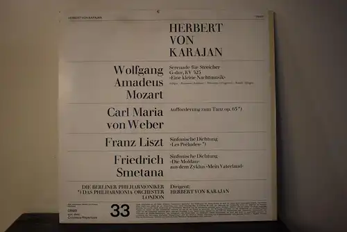 Herbert von Karajan – Mozart Weber Liszt Smetana