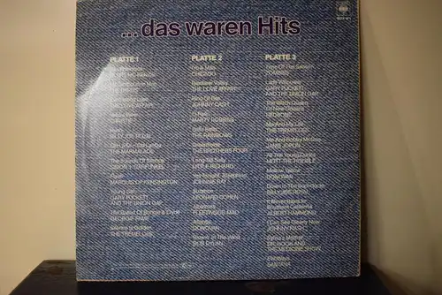 Das Waren Hits " Rare 3 LP Box der CBS , klasse Sampler und Samlerstück "