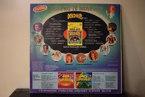 K-Tel's Disco-Hits (20 Original Stars · 20 Original Hits)