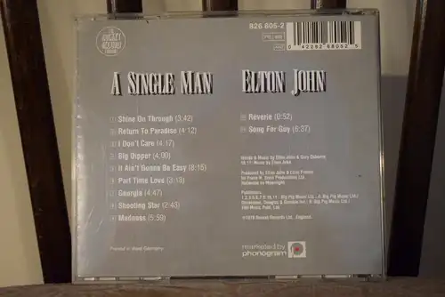 Elton John – A Single Man