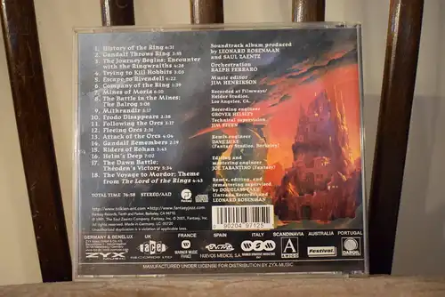  Leonard Rosenman – The Lord Of The Rings (Original Motion Picture Soundtrack)
