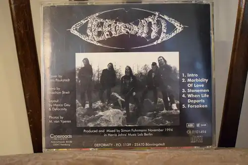 Deformity  – Forsaken "Äußerst seltene EP der norddeutschen Death Metal Band , Sammlerstück mit sicherer Wertsteigerung"