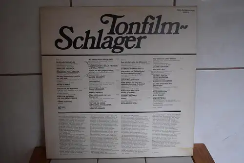 Das Jahrhundert der Schallplatte- Tonfilmschlager 