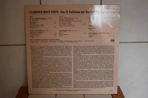 Die 12 Cellisten Der Berliner Philharmoniker, Bach* • Bernstein* • Villa-Lobos* • Lennon - McCartney* – Classics Meet Pops "Kleinserie , absolute Seltenheit"