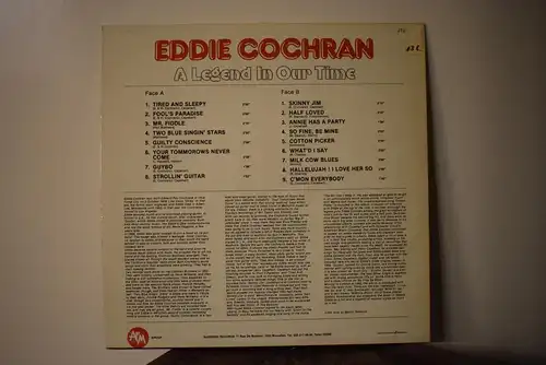 Eddie Cochran – A Legend In Our Time