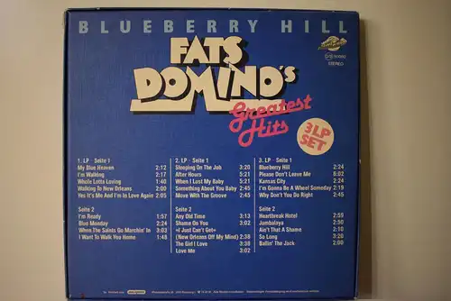 Fats Domino – Blueberry Hill - Greatest Hits "3LP Box , klasse erhalten"