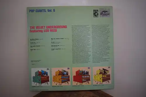 The Velvet Underground Featuring Lou Reed-Pop Giants Vol.9