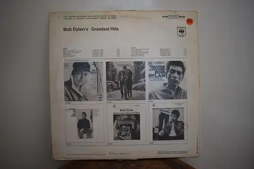 Bob Dylan ‎– Bob Dylan's Greatest Hits