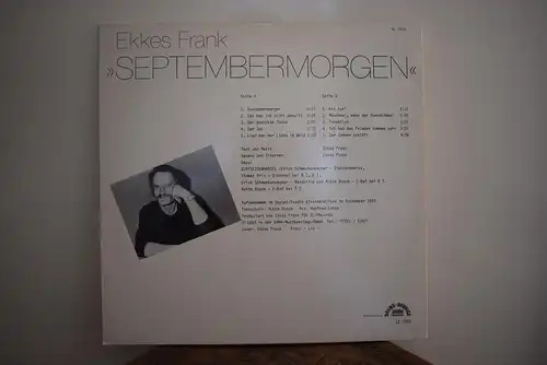 Ekkes Frank ‎– Septembermorgen