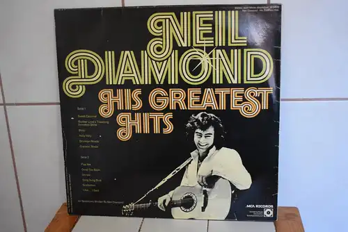 Neil Diamond ‎– His Greatest Hits