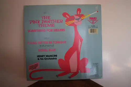 Henry Mancini & His Orchestra* ‎– The Pink Panther Theme " Klasse Sammlerstück , deutsche Erstpressung in Pink Vinyl"