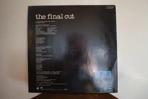 Pink Floyd ‎– The Final Cut