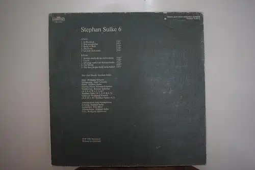 Stephan Sulke – Stephan Sulke 6