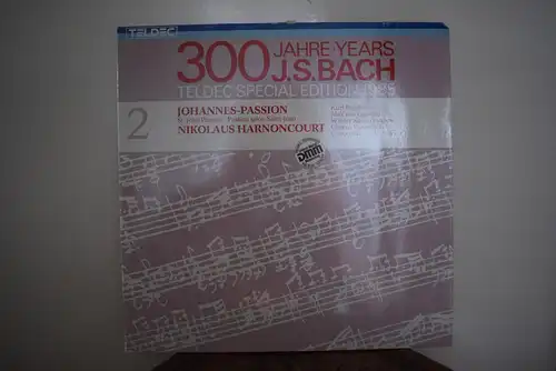 J.S. Bach* - Nikolaus Harnoncourt • Kurt Equiluz • Max van Egmond • Wiener Sängerknaben* • Chorus Viennensis • Concentus Musicus Wien ‎– Johannes-Passion • St. John Passion • Passion Selon Saint-Jean; TELDEC Special Edition 1985:...