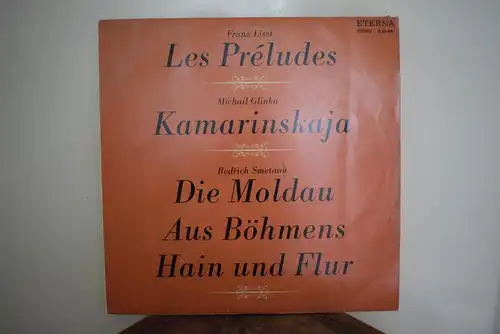 Franz Liszt / Bedřich Smetana, Gewandhausorchester Leipzig / Václav Neumann – Les Préludes / Die Moldau