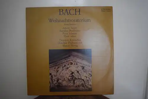 Bach*, Arleen Augér*, Annelies Burmeister, Peter Schreier, Theo Adam, Dresdner Kreuzchor, Dresdner Philharmonie, Martin Flämig – Weihnachtsoratorium (Ausschnitte)