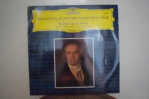  Beethoven* – Wilhelm Kempff · Berliner Philharmoniker · Ferdinand Leitner – Klavierkonzert Nr. 1 C-dur