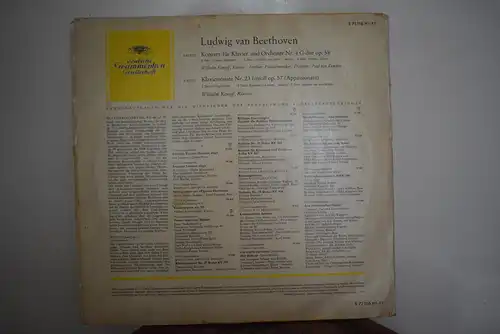 Ludwig van Beethoven – Konzert für Klavier und Orchester Nr. 4 G-dur op. 58 - Klaviersonate Nr. 23 f-moll op. 57 (Appassionata)