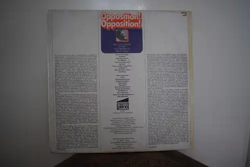 Hanns Ernst Jäger, Kurt Tucholsky ‎– Opposition! Opposition!