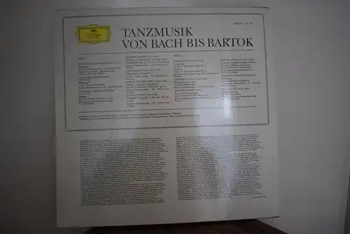 Various ‎– Tanzmusik Von Bach Bis Bartok