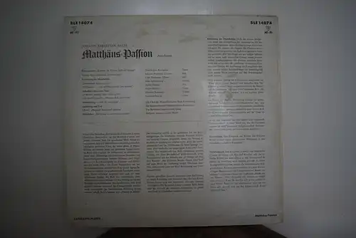 Matthäus-Passion, Ausschnitte