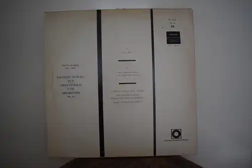 Anton Dvorak - Philharmonisches Staatsorchester Hamburg, Joseph Keilberth - Ludwig Hoelscher ‎– Cellokoncert H-Moll Op.104