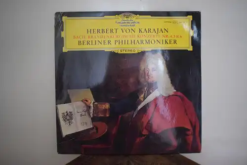 Bach - Herbert Von Karajan, Berliner Philharmoniker ‎– Brandenburgische Konzerte Nr. 4, 5 & 6