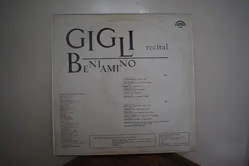 Beniamino Gigli – Recital