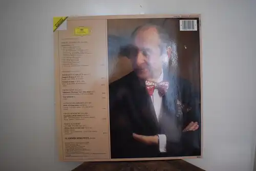 Vladimir Horowitz ‎– The Studio Recordings - New York 1985: Liszt · Scarlatti · Schubert · Schumann · Scriabin