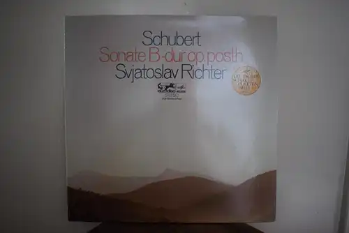 Svjatoslav Richter - Schubert ‎– Sonate B-dur, Op. Posth.