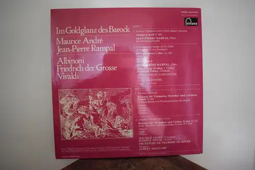Jean-Pierre Rampal, Maurice André ‎– Im Goldglanz des Barock
