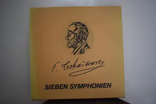 P. Tschaïkowsky* ‎– Sieben Symphonien "Hochwertige 7 LP Sammlerbox in sehr gutem Zustand"