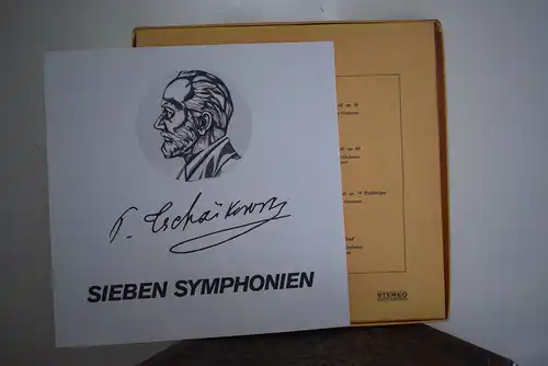 P. Tschaïkowsky* ‎– Sieben Symphonien "Hochwertige 7 LP Sammlerbox in sehr gutem Zustand"