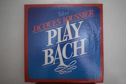 Jacques Loussier ‎– Play Bach Vol. 1-5 " Schöne 5 LP Box , LPs in hervorragendem Zustand "