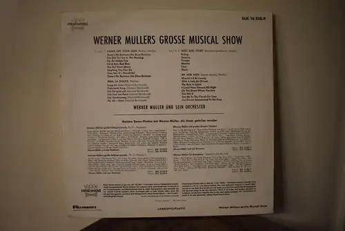 Werner Müller Und Sein Orchester ‎– Werner Müllers Grosse Musical Show
