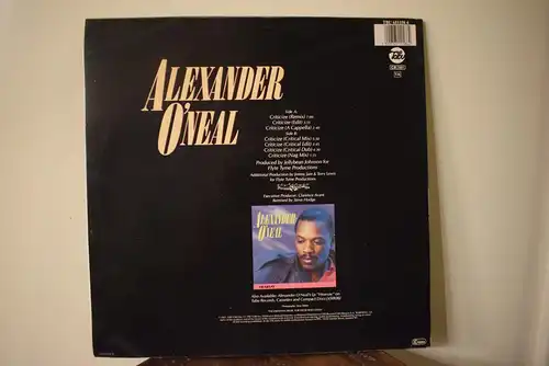 Alexander O'Neal ‎– Criticize (Special 12" Mixes)