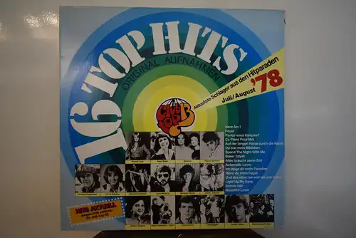 16 Top Hits - Aktuellste Schlager Aus Den Hitparaden Juli / August '78