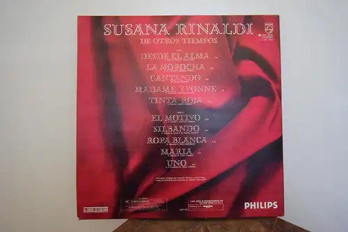 Susana Rinaldi ‎– De Otros Tiempos